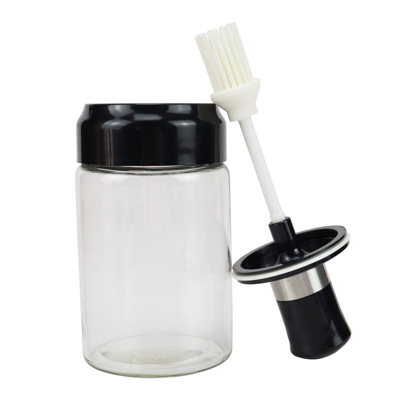 EIKS Oil Bottle with Silicone Brush for Cooking BBQ Kitchen - Image 4